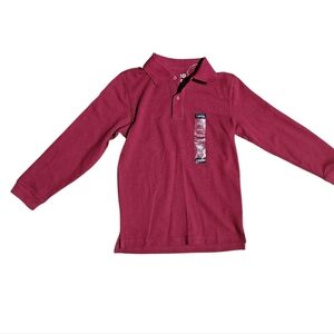 NWT~Izod Kids Maroon Polo Shirt